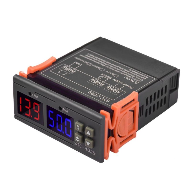 AC110V-220V 10A Mini LED Digital Soil Humidity Controller with Sensor 0%~100%RH Measuring Range with 1M Humidity Controller Sensor Probe  |   Temperature & Humidity Measurements Measurement & Analysis Instruments Temperature & Humidity Measurements