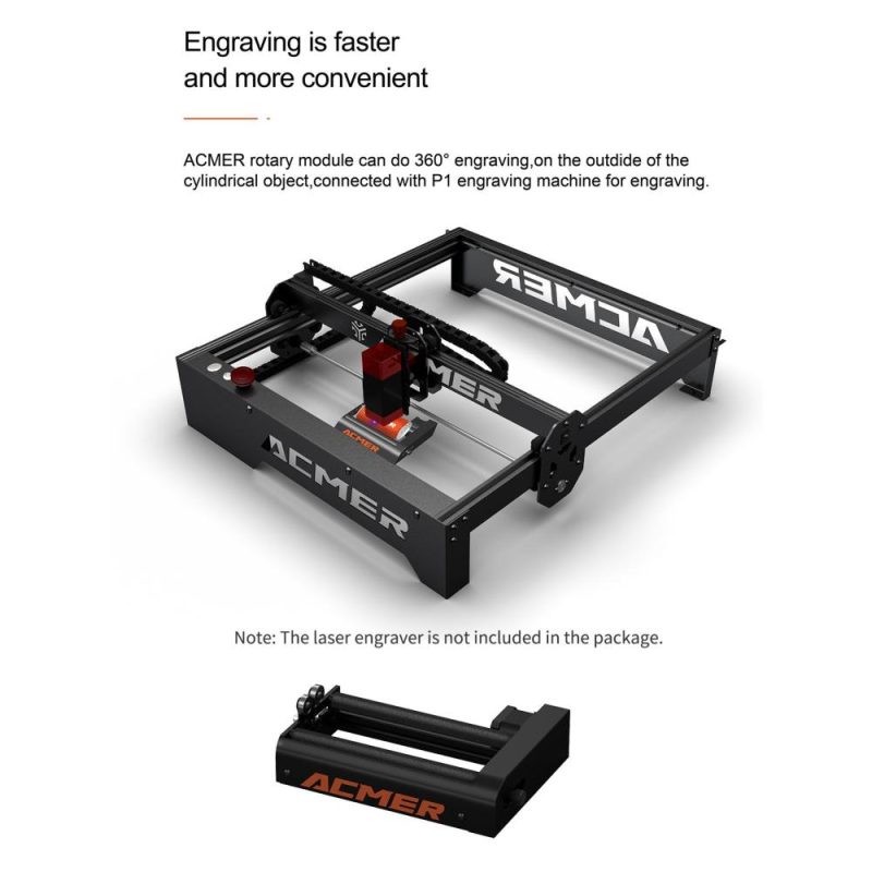 ACMER M1 Laser Engraver Roller for Cylindrical Objects  |   Laser Equipment Laser Equipment Laser Equipment