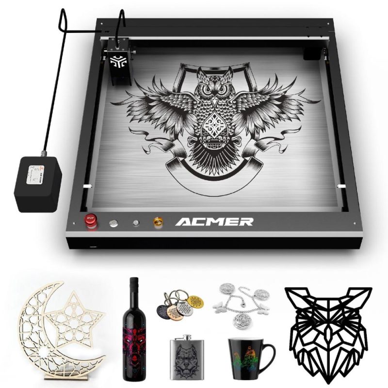 ACMER P2 11W Laser Engraver with Automatic Air-assist System  |   Laser Equipment Laser Equipment Laser Equipment