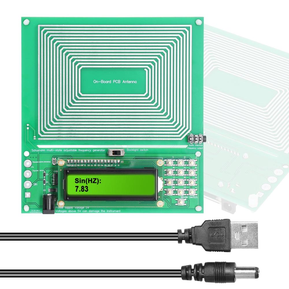 Adjustable 0.001Hz-200KHz 7.83HZ Schumann Resonance UltraLow Frequency PulseWave Generator Audio Resonator  |   Other Instruments Measurement & Analysis Instruments Green