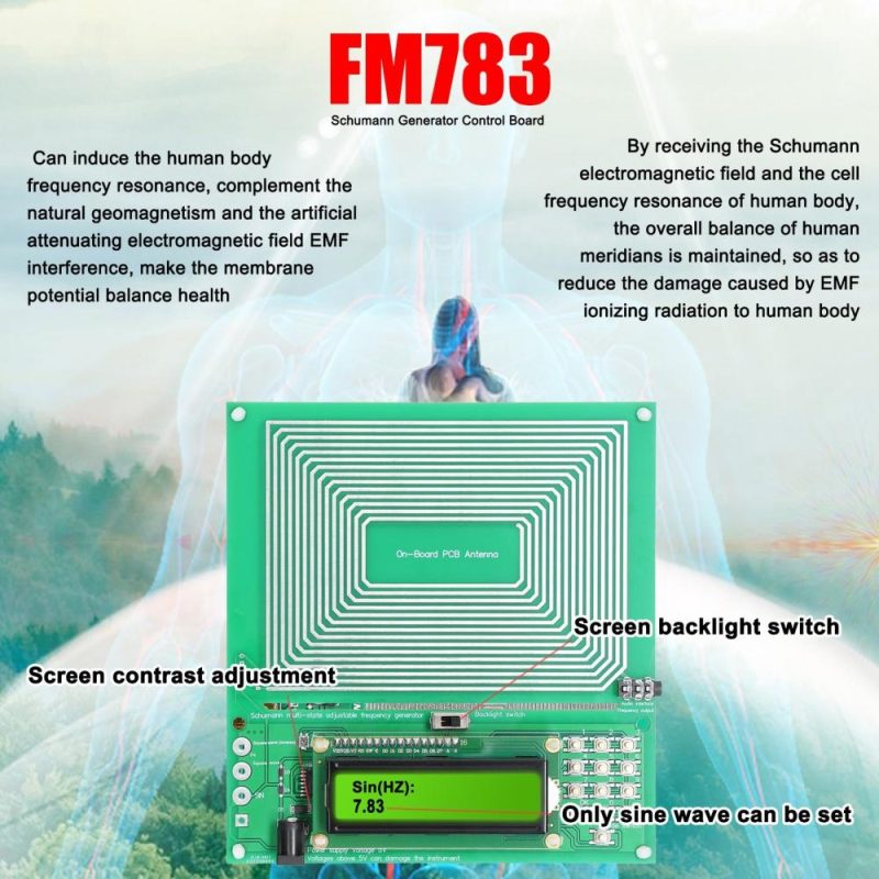 Adjustable 0.001Hz-200KHz 7.83HZ Schumann Resonance UltraLow Frequency PulseWave Generator Audio Resonator  |   Other Instruments Measurement & Analysis Instruments Green