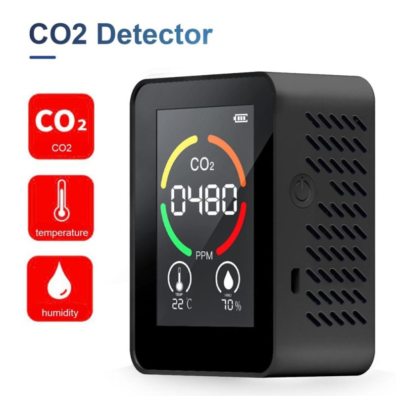 Air Analyzer for CO2  |   Gas detection equipment Gas detection equipment Black + White