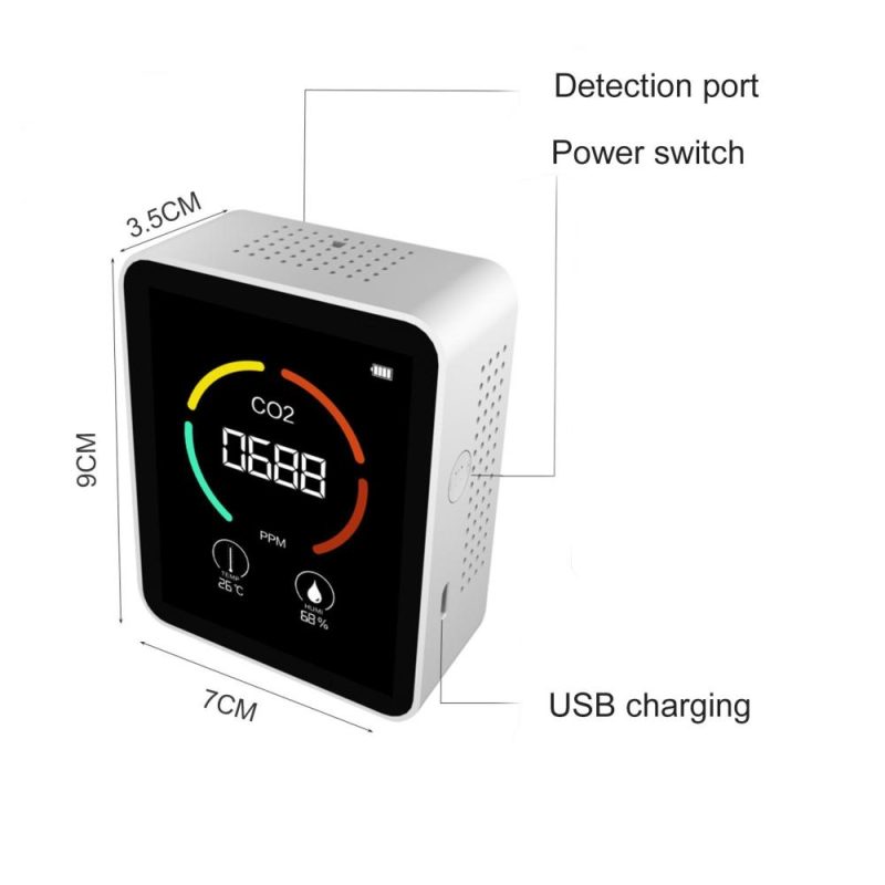 Air Quality Monitor  |   Gas detection equipment Gas detection equipment Black + White