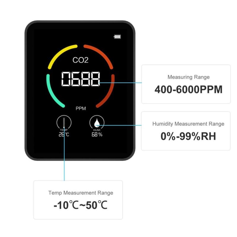 Air Quality Monitor  |   Gas detection equipment Gas detection equipment Black + White