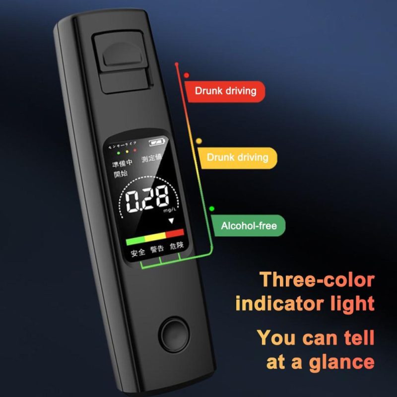 Alcohol Tester Portable Touchless Detector Traffic Alcohol Tester Car High Accuracy Measuring Instrument  |   Other Instruments Measurement & Analysis Instruments Other Instruments