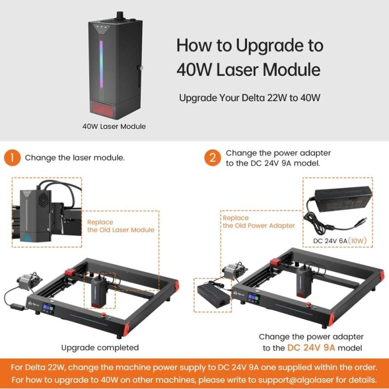 Algolaser 40W Laser Module with Auto Air Assist Pump  |   Laser Equipment Laser Equipment Laser Equipment