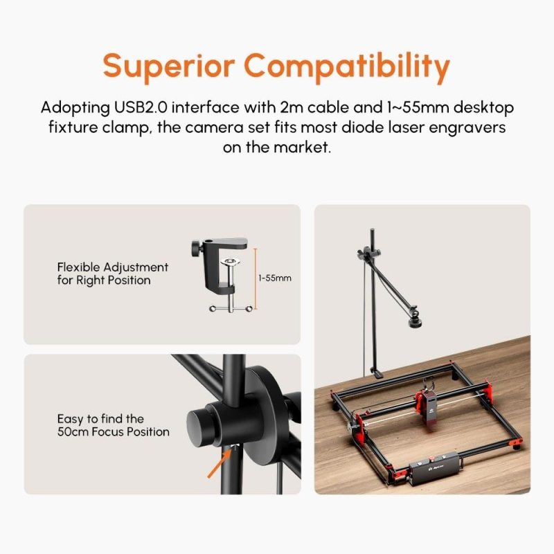 AlgoLaser ALSC 1.0 Camera 550x800mm Photography Area  |   Laser Equipment Laser Equipment Laser Equipment