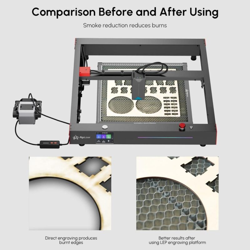 Algolaser DIY Kit 10W Laser Engraver and 400x400mm Honeycomb Working Table and 4in1 Y-axis Rotary Roller  |   Laser Equipment Laser Equipment Laser Equipment