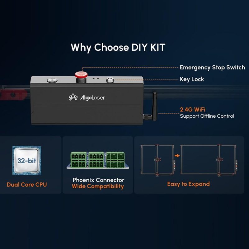 Algolaser DIY Kit 20W Laser Engraver 12000mm/min High Speed  |   Laser Equipment Laser Equipment Laser Equipment