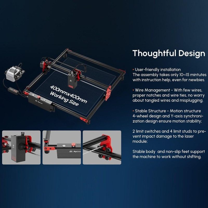 Algolaser DIY Kit 20W Laser Engraver 12000mm/min High Speed  |   Laser Equipment Laser Equipment Laser Equipment