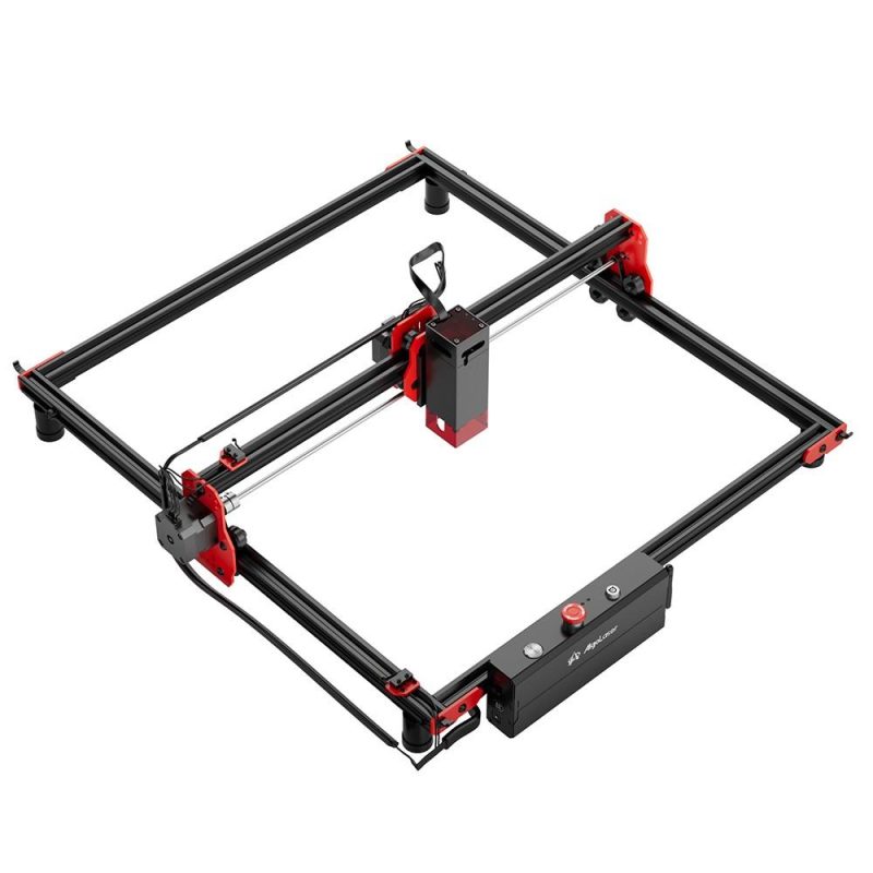 Algolaser DIY Kit 5W Laser Engraver with 400x400mm Honeycomb Working Table  |   Laser Equipment Laser Equipment Black + Red