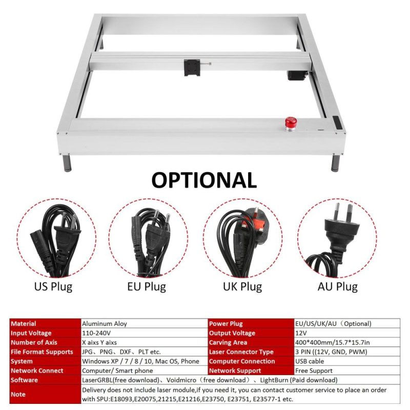 Aluminium Alloy  400mm*400mm Engraving Area,Aluminum Alloy Laser Engraving Machine  Laser Engraving Cutting Machine  |   Laser Equipment Laser Equipment Laser Equipment