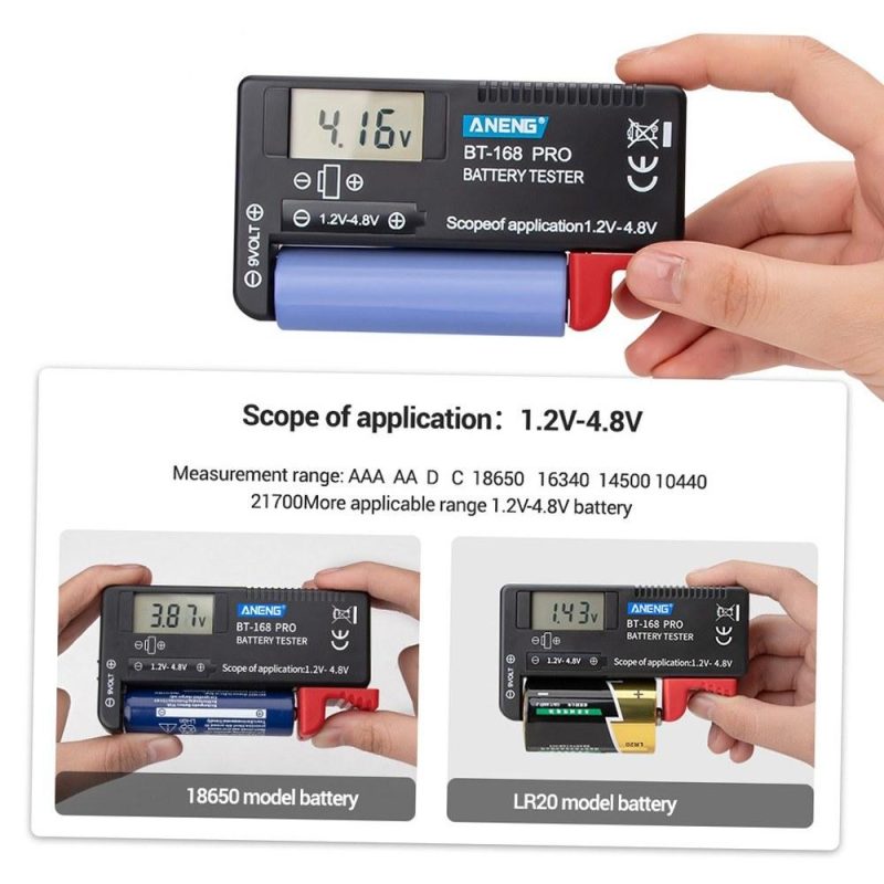 ANENG BT-168 PRO Battery Tester  |   Battery Testers Battery Testers Battery Testers