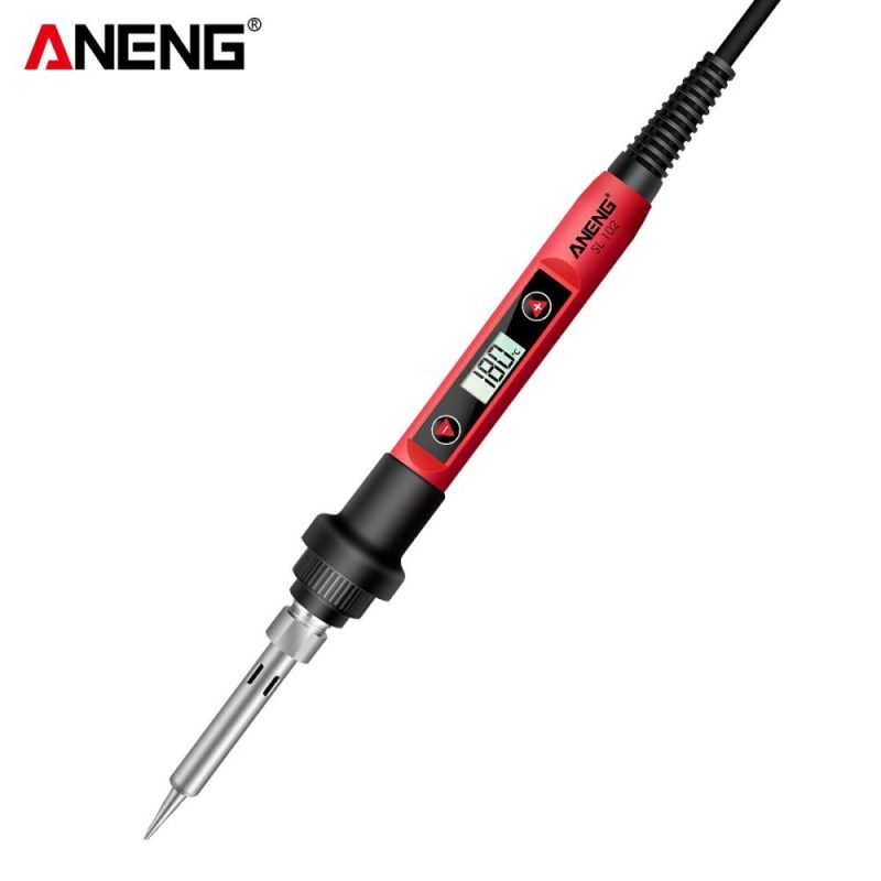 ANENG Mini Electric Soldering Iron with LCD Digital Display Intelligent Soldering Iron Kit for Electronic Components Repair EU Plug  |   Electrical Equipment & Supplies Electrical Equipment & Supplies Electrical Equipment & Supplies