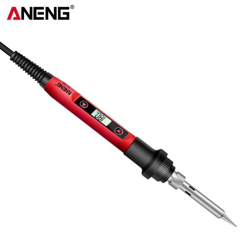 ANENG Mini Electric Soldering Iron with LCD Digital Display Intelligent Soldering Iron Kit for Electronic Components Repair EU Plug  |   Electrical Equipment & Supplies Electrical Equipment & Supplies Electrical Equipment & Supplies