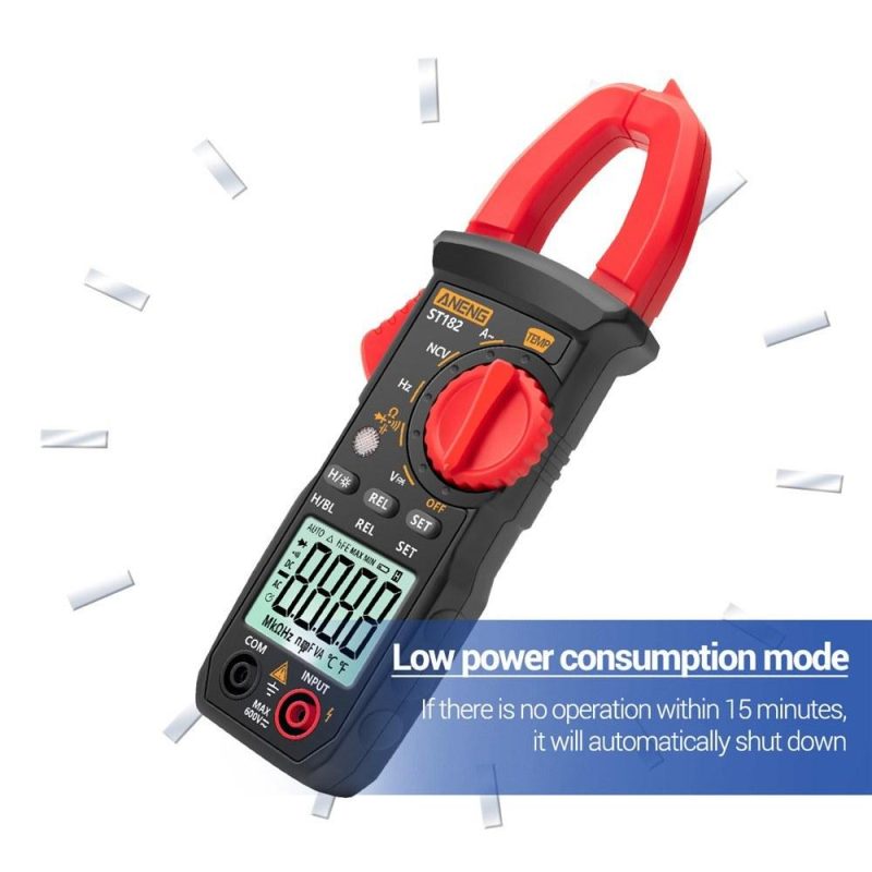 ANENG ST182 pro 4000 Counts Digital AC Current Clamp Meter 400A Automatic Range Multimeter  |   Digital Multimeters & Oscilloscopes Digital Multimeters & Oscilloscopes Black