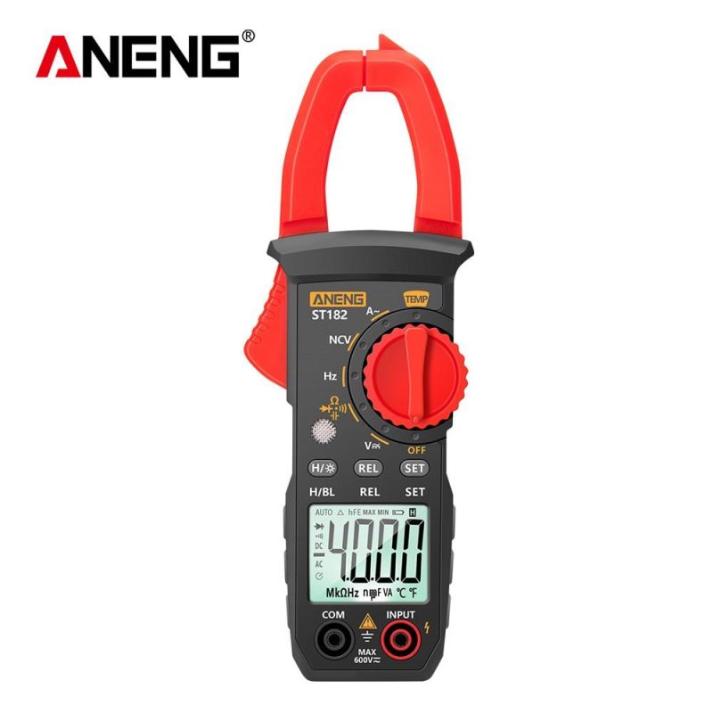 ANENG ST182 pro 4000 Counts Digital AC Current Clamp Meter 400A Automatic Range Multimeter  |   Digital Multimeters & Oscilloscopes Digital Multimeters & Oscilloscopes Black