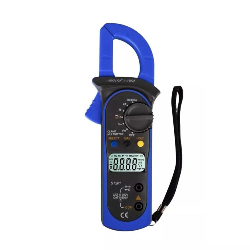 ANENG ST201 Digital Clamp Multimeter 4000 Counts Clamp Ammeters  |   Digital Multimeters & Oscilloscopes Digital Multimeters & Oscilloscopes Blue/Red