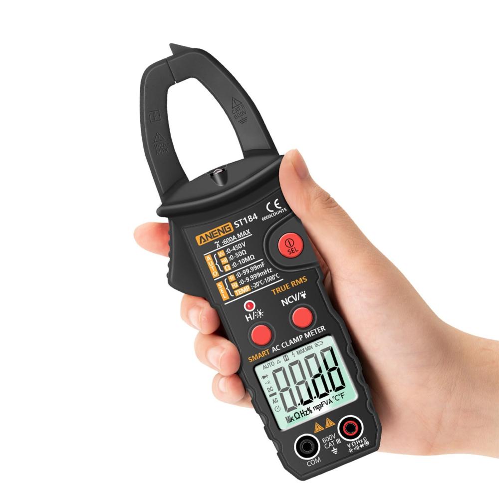 ANENG True RMS Digital Multimeter Clamp Meter DC/AC Voltage Detector AC Amp Meter with Ohm Capacitance NCV Continuity Diode Hertz Temperature Tester  |   Digital Multimeters & Oscilloscopes Digital Multimeters & Oscilloscopes Digital Multimeters & Oscilloscopes