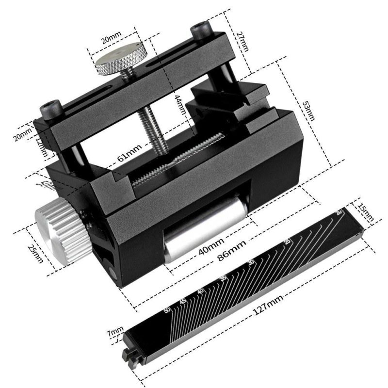 Angle Adjustable Sharpener Woodworking Tool Sharpening Jig Clamping Adjustment Inclined Edges Wood Chisel Fixing Bracket  |   Hardware & Accessories Hardware & Accessories Hardware & Accessories