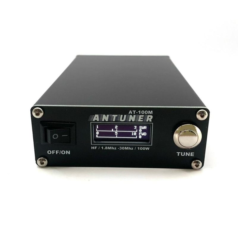 ANTUNER Omnipotent 1.8MHz-30MHz 100W Antenna Tuner Built-in Standing Waves Meter Power Meter For HF Radio USDX G1M FT-818 817 IC-705  |   Other Instruments Measurement & Analysis Instruments Black