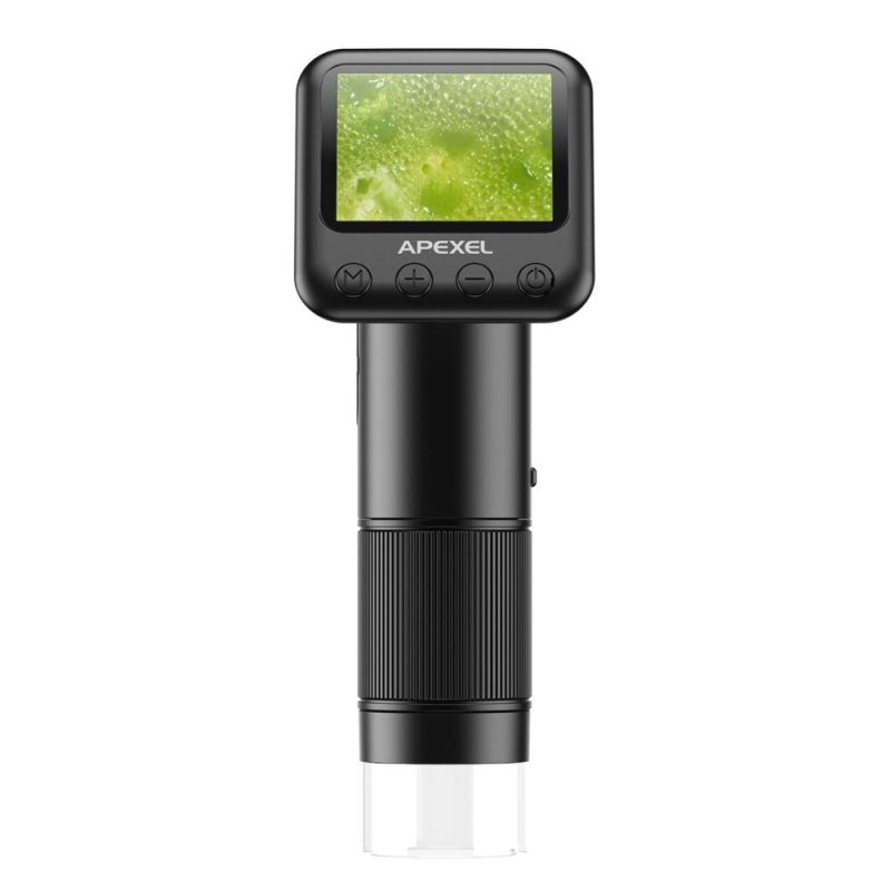 APEXEL APL-MS008 12X-24X Magnification Handheld Digital Microscope  |   Microscopes & Endoscope Measurement & Analysis Instruments Black