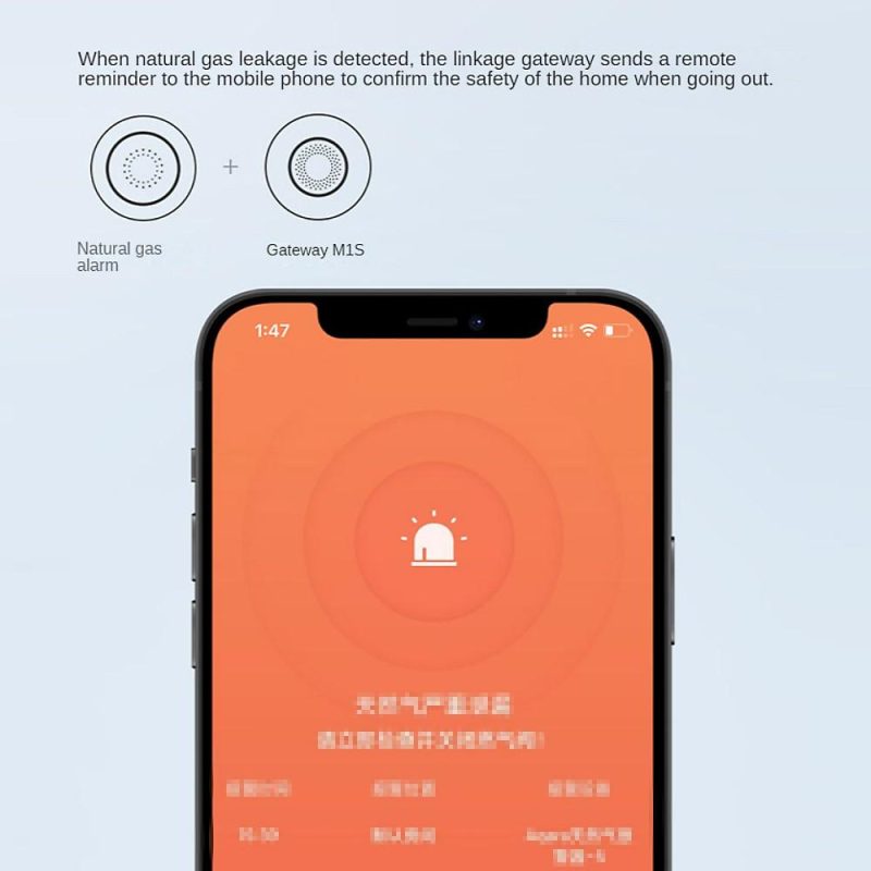 Aqara Smart Natural Gas Detector Zigbee Gas Leak Alarm Sensor  |   Gas detection equipment Gas detection equipment Gas detection equipment