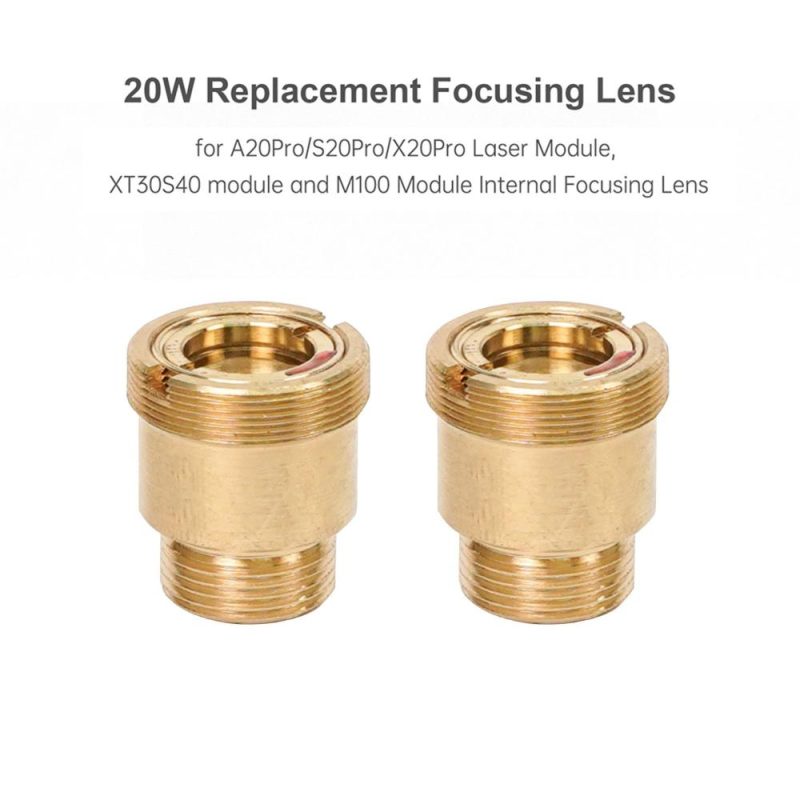 ATOMSTACK 2PCS Atomstack 20W Replacement Focusing Lens for A20 Pro/S20 Pro/X20 Pro Laser Module and M100 Module and XT30S40 Module Internal Focusing Lens – Type B  |   Laser Equipment Laser Equipment Laser Equipment