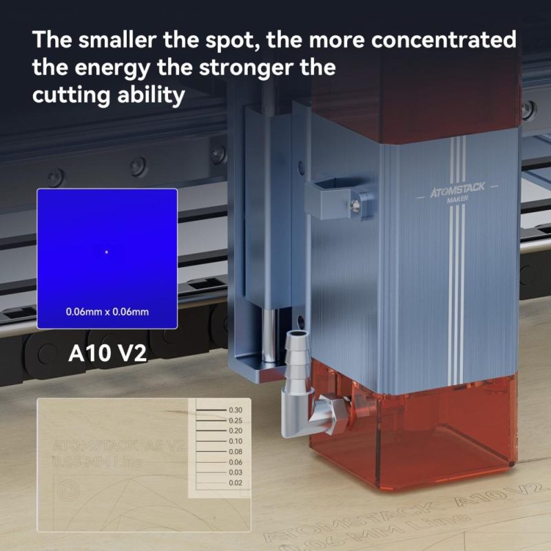 Atomstack A10 V2 10-12W Laser Engraver 24000mm/min High Speed 400x400mm Engraving Area  |   Laser Equipment Laser Equipment Laser Equipment