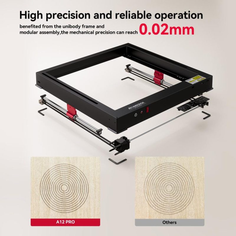 ATOMSTACK A12 Pro 12W Integrated Frame Laser Engraver 36000mm/min High Speed  |   Laser Equipment Laser Equipment Laser Equipment