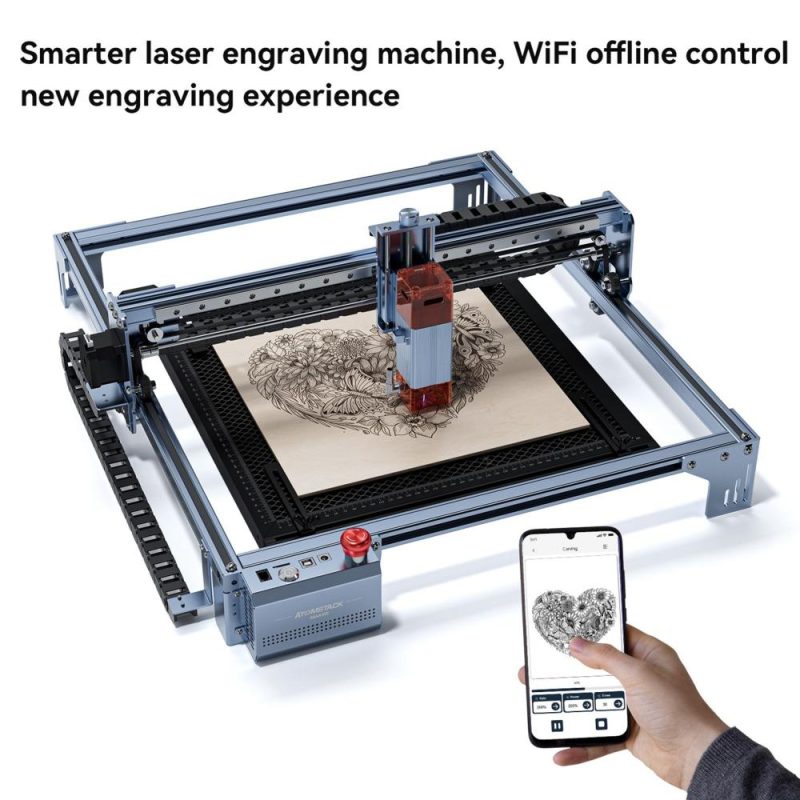 Atomstack A5 V2 6W Laser Engraver 24000mm/min High Speed 400x400mm Engraving Area  |   Laser Equipment Laser Equipment Laser Equipment