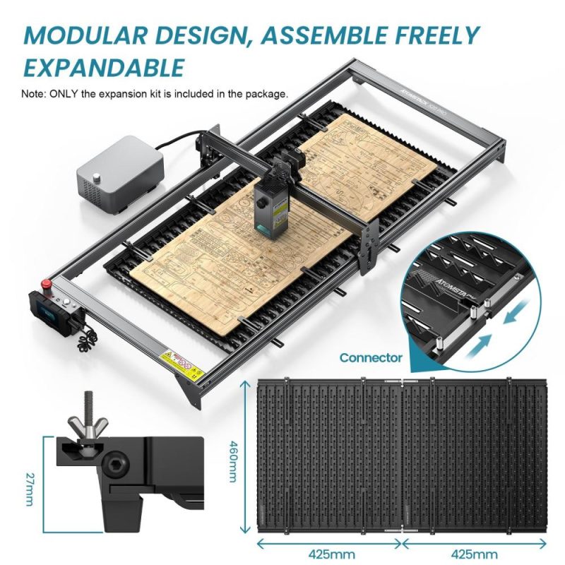 ATOMSTACK F3 Laser Engraver Protection Panel 460x425mm Working Area for CO2/Diode/Fiber Laser Engraver  |   Laser Equipment Laser Equipment Laser Equipment