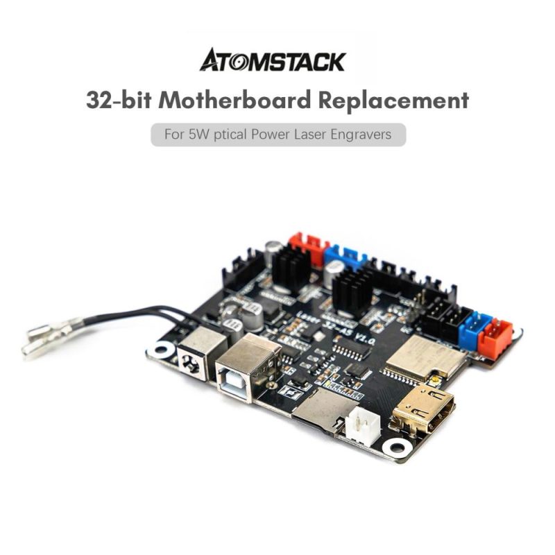 Atomstack Laser Engraver 32-bit Motherboard Replacement Used for 5W Optical Power Engravers  |   Laser Equipment Laser Equipment Laser Equipment