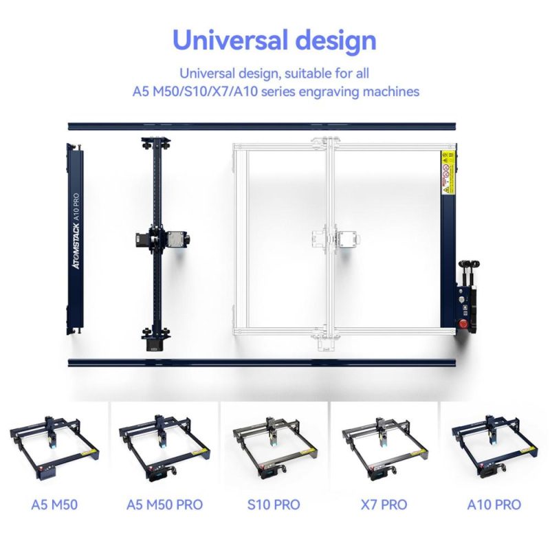 ATOMSTACK Laser Engraving Machine Engraving Area Y-axis Extension Kit Expand to 850x410mm  |   Laser Equipment Laser Equipment Laser Equipment