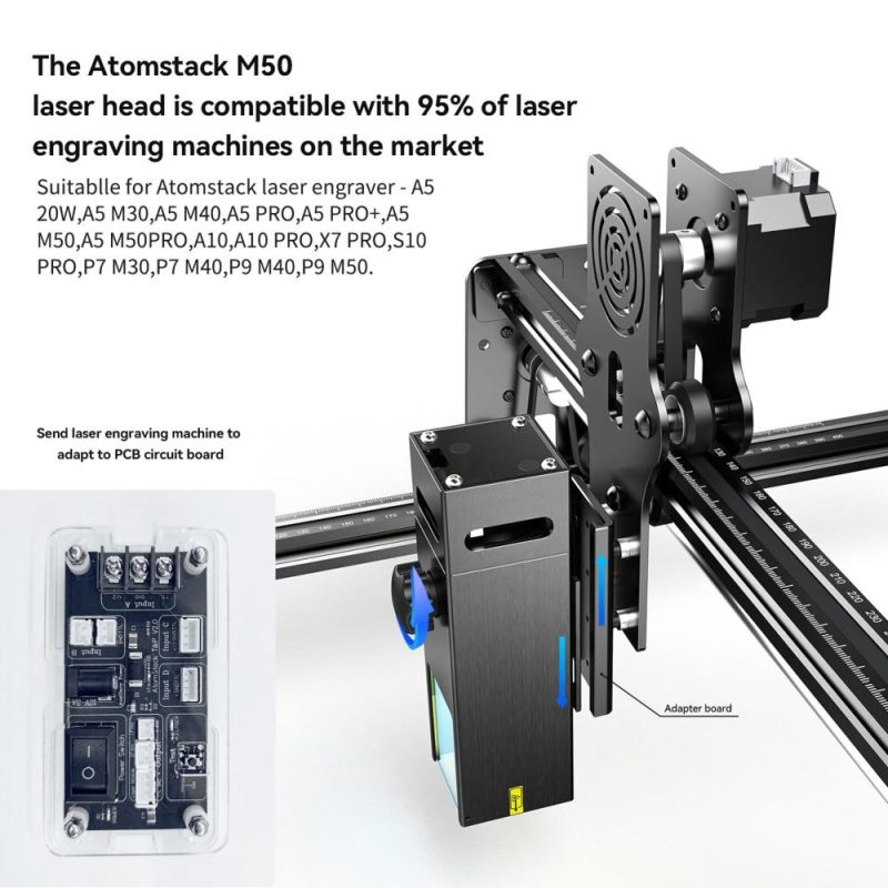 ATOMSTACK M50 50W Engraving Laser Module  |   Laser Equipment Laser Equipment Laser Equipment