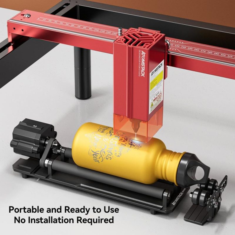 Atomstack Maker R2-B Rotary Roller Y-axis Rotary with 4pcs 115mm Risers  |   Laser Equipment Laser Equipment Laser Equipment