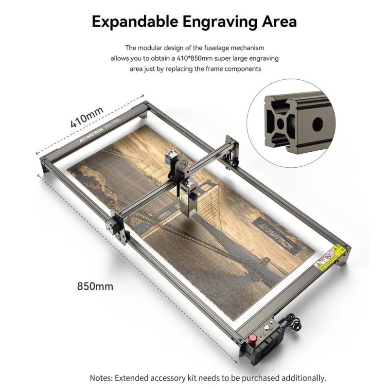 ATOMSTACK S10 Pro Laser Engraver Cutting Machine with F30 Air Assist Accessory  |   Laser Equipment Laser Equipment Laser Equipment