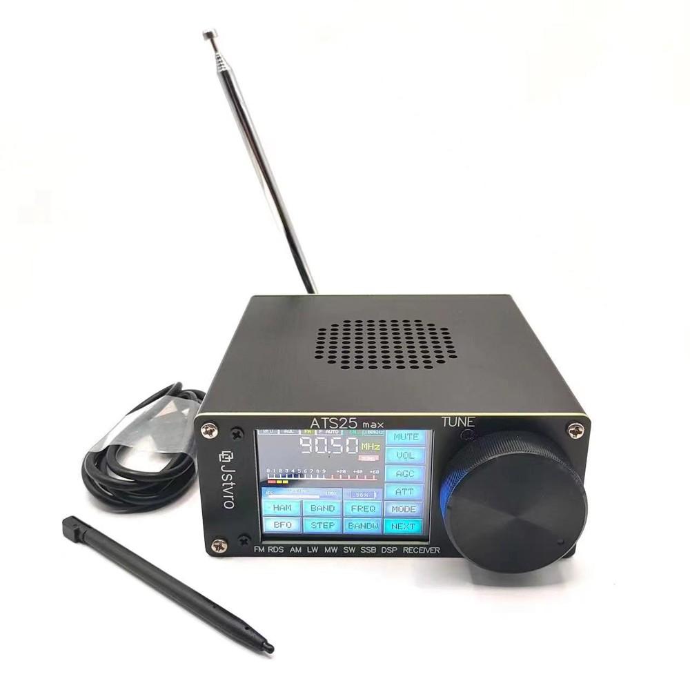 ATS-25 Max Portable Radios Receiver  Upgraded Si4732 Chip with 2.8-inch Color Touching Screen HAM Frequency Modulation Radios Search Functionwith Built-in 2000mAh Lithium Battery  |   Other Instruments Measurement & Analysis Instruments Black