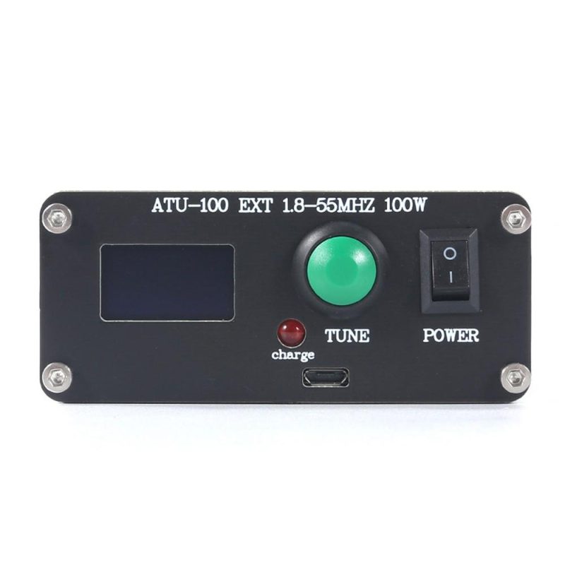 ATU-100 Assembled Automatic Antenna Tuner EXT 1.8-55Mhz 100W Shortwave Portable Metal Material OLED Display Automatic Tuner  |   Other Instruments Measurement & Analysis Instruments Black