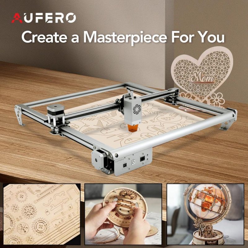 Aufero Laser 2 LU2-10A 10W Laser Engraver with 400x400mm Honeycomb Working Table  |   Laser Equipment Laser Equipment Laser Equipment