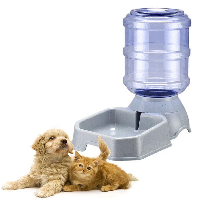 Automatic Pet Water Feeder 3.8L Gravity Dog Cat Water Dispenser Auto Water Feeding Pet Bowl for Small Medium Dogs Cats  |   Others Hardware & Gadgets Beige/Black/Blue/Green/Grey/Pink