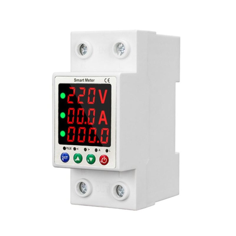 Automatic Reclosure Protector Intelligent Metering Breaker LCD Display Reclosing Switch Overload Overvoltage Undervoltage Current Limiting Protections Circuit Breaker  |   Other Instruments Measurement & Analysis Instruments Other Instruments