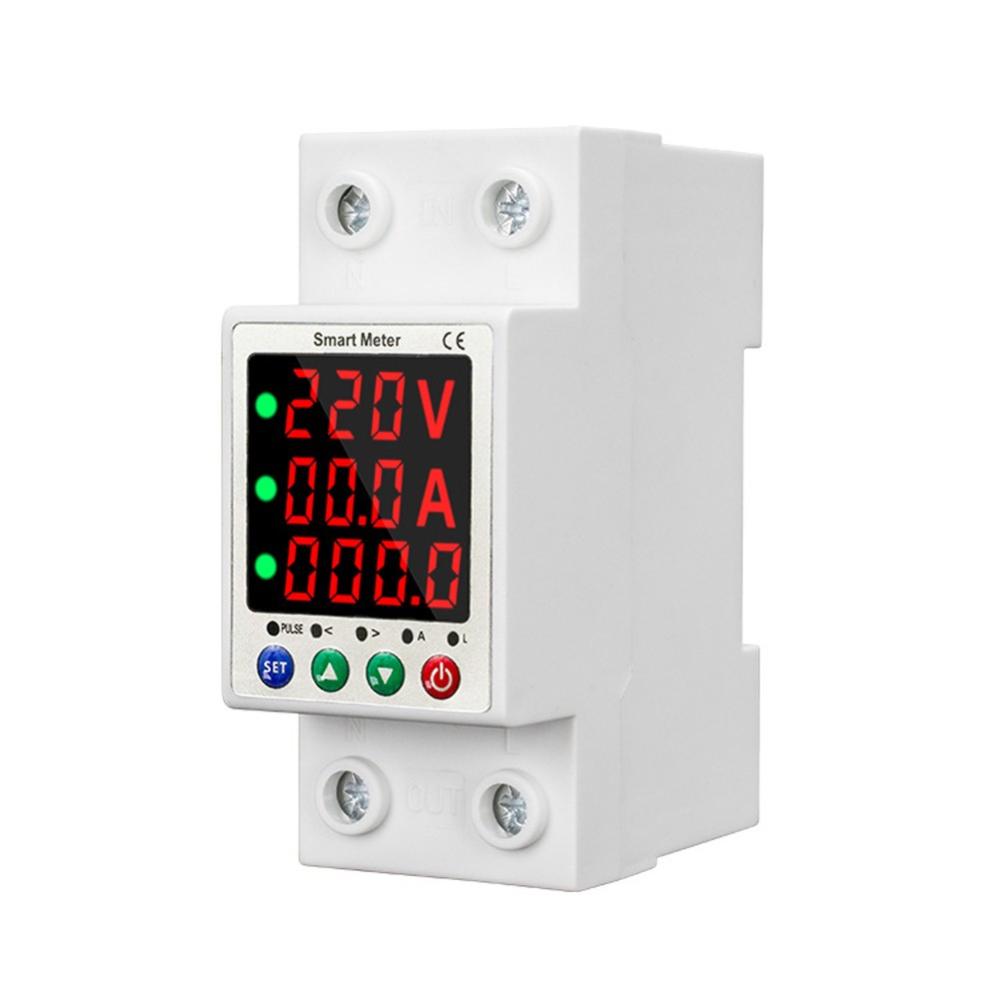 Automatic Reclosure Protector Intelligent Metering Breaker LCD Display Reclosing Switch Overload Overvoltage Undervoltage Current Limiting Protections Circuit Breaker  |   Other Instruments Measurement & Analysis Instruments Other Instruments