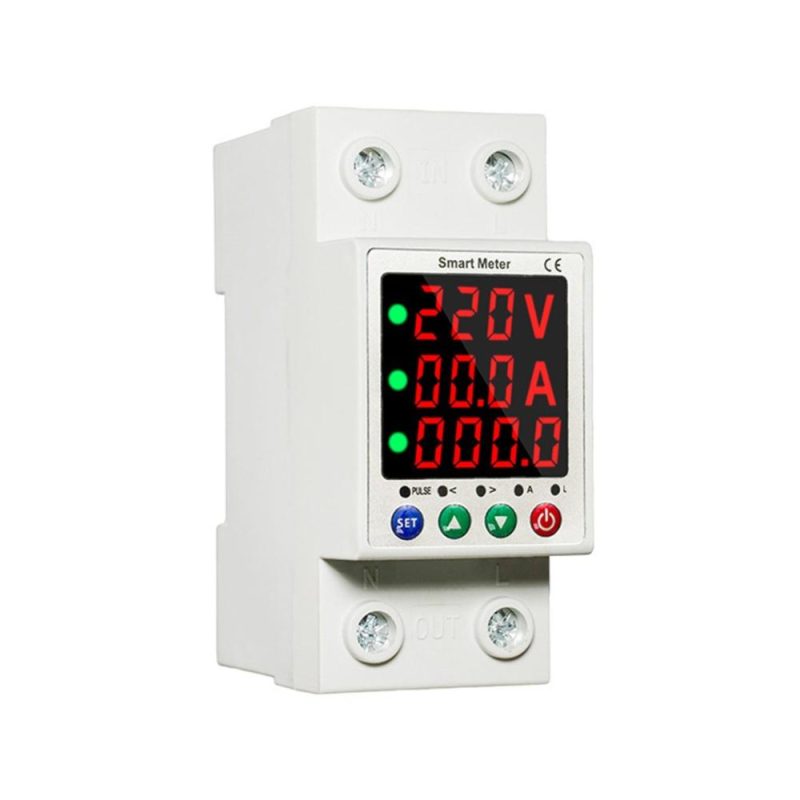 Automatic Reclosure Protector Intelligent Metering Breaker LCD Display Reclosing Switch Overload Overvoltage Undervoltage Current Limiting Protections Circuit Breaker  |   Other Instruments Measurement & Analysis Instruments Other Instruments