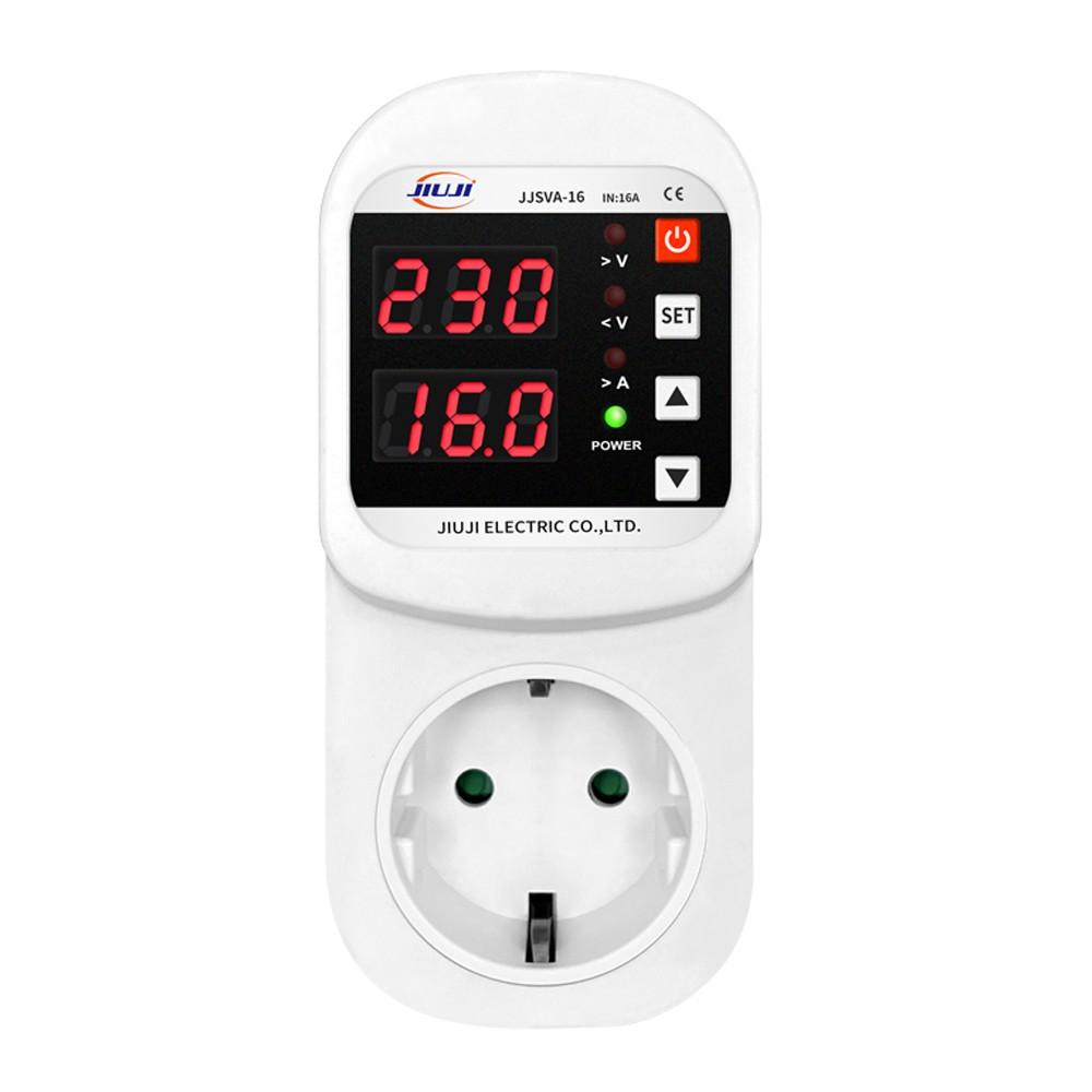 Automatic Voltage and Current Protector Socket LED Display Multifunctional Refrigerator Protecting Socket with Automatic Reset Function  |   Voltage & Current Testers Measurement & Analysis Instruments Voltage & Current Testers