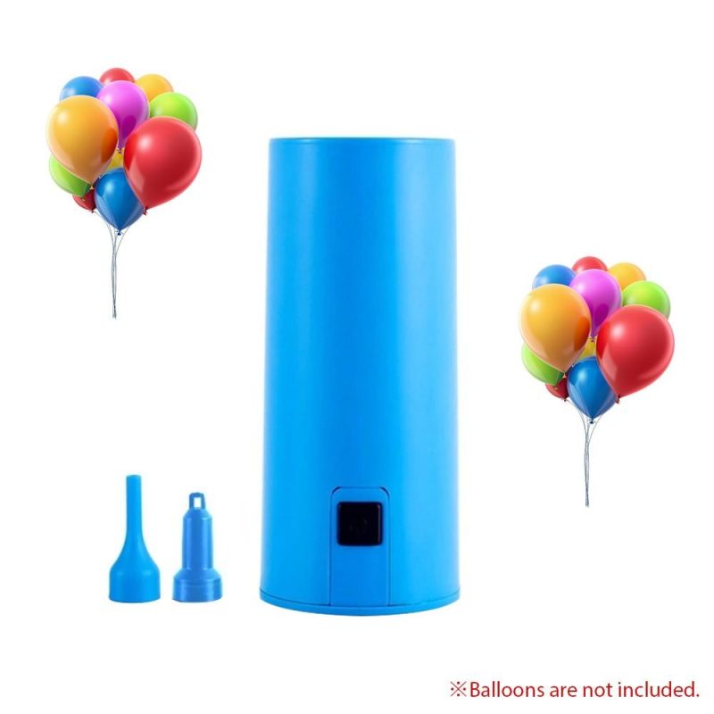 Balloon Pump Electric Air Pump Portable Balloon Inflators Machine with 2pcs Nozzles for Christmas Birthday Party Decoration Blue  |   Electrical Equipment & Supplies Electrical Equipment & Supplies Blue