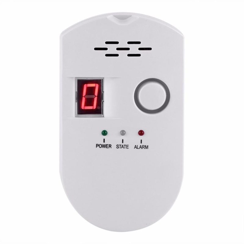 BRJ-502D Plug-in Digital Natural Gas Detector High Sensitive Home Gas Alarm Combustible Gas Leak Monitor for Home Kitchen  |   Gas detection equipment Gas detection equipment Gas detection equipment