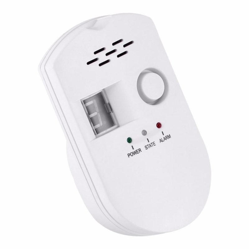 BRJ-502D Plug-in Digital Natural Gas Detector High Sensitive Home Gas Alarm Combustible Gas Leak Monitor for Home Kitchen  |   Gas detection equipment Gas detection equipment Gas detection equipment