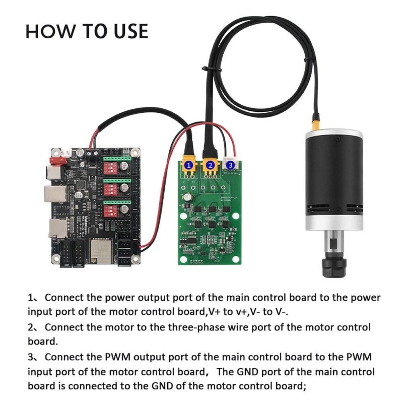 Brushless DC Motor for 3018 Pro Laser Engraver  |   Laser Equipment Laser Equipment Laser Equipment