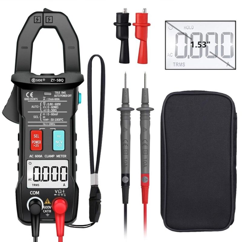 BSIDE ZT-5BQ 6000 Counts High Precision NCV Test Digital Smart Clamp Meter with BT Function True RMS Clamp Type Multimeter  |   Digital Multimeters & Oscilloscopes Digital Multimeters & Oscilloscopes Digital Multimeters & Oscilloscopes